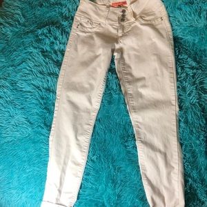 YMI White Skinny Jeans